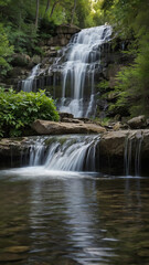 Fototapeta premium waterfall in the forest