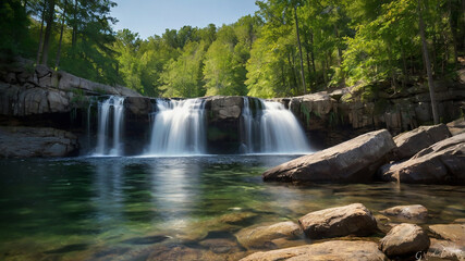 waterfall in the forest