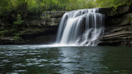 waterfall in the forest