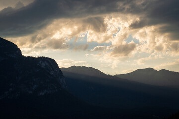 The German Alps by Garmisch-Partenkirchen, in Bavaria