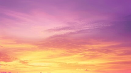 Obraz premium Beautiful Sunset with Dramatic Clouds