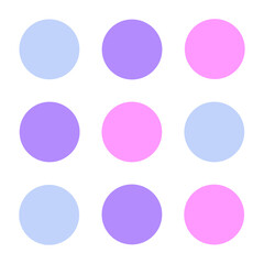 Abstract color palette banner stunning collection on white