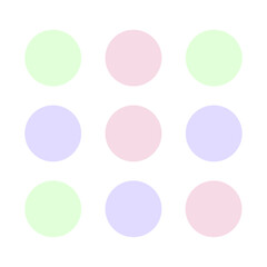 Abstract color palette banner stunning collection