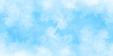 Abstract white and blue color frozen ice surface design background. oft sky blue watercolor sky and clouds, Light blue background with watercolor. gradient light white sky background with clouds.	