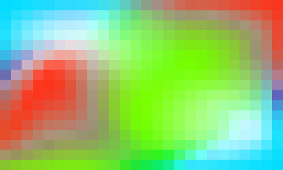 Vector abstract and colorful pixel background