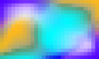 Vector abstract and colorful pixel background