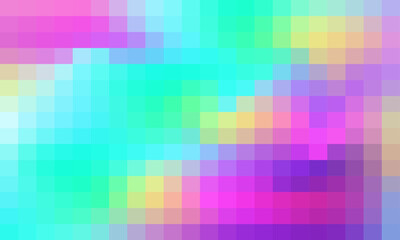 Vector abstract and colorful pixel background