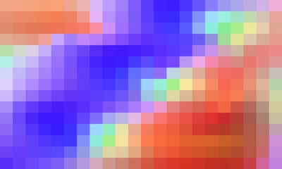 Vector abstract and colorful pixel background