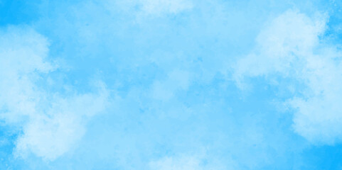 Abstract white and blue color frozen ice surface design background. oft sky blue watercolor sky and clouds, Light blue background with watercolor. gradient light white sky background with clouds.	