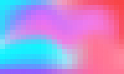 Vector abstract and colorful pixel background