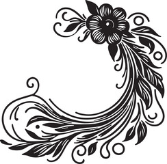 Circular pattern in the form of a mandala. Henna tatoo mandala. Mehndi style. Decorative pattern in oriental style. Coloring book page.