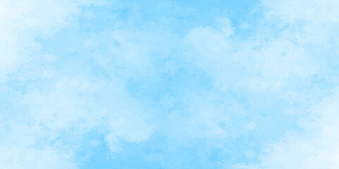 Abstract white and blue color frozen ice surface design background. oft sky blue watercolor sky and clouds, Light blue background with watercolor. gradient light white sky background with clouds.	
