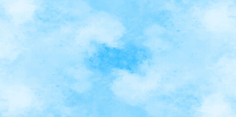 Abstract white and blue color frozen ice surface design background. oft sky blue watercolor sky and clouds, Light blue background with watercolor. gradient light white sky background with clouds.	