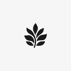 nature plant online order ecommerce logo vector illustration template design
