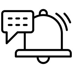 incident management outline icon