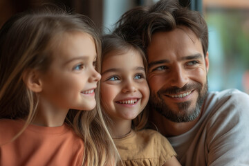 Fototapeta premium portrait of family