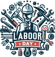 Labor day vector Illustration