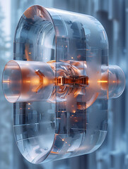 3d render of a molecule