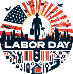 Happy Labor day Background