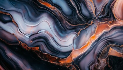 Obraz premium Abstract Swirls of Color