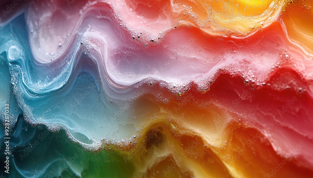Poster abstract colorful background with glitter. this image can be used to create interesting designs for 