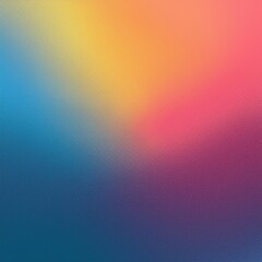 Abstract trendy colorful gradient noisy grain background texture.