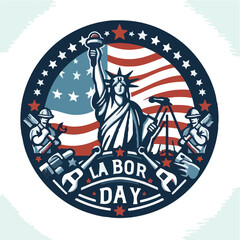 Labor day vector Illustration