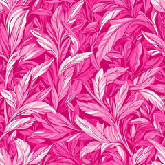 Vibrant Pink and White Floral Pattern