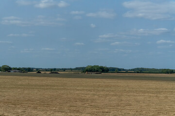 Overlooking remote areas of the  former airfield, Framlingham Station 153, at Parham, Suffolk, UK
