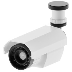 old security camera isolated