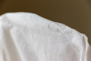 Obraz premium 薄いティッシュペーパーの端