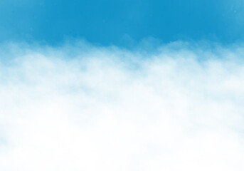 広々とした雲の空背景