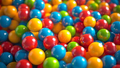 Obraz premium multicolors balls background