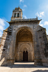 Obraz premium Stone arch at the side access to the cathedral of Santa Maria de Lugo, Galicia.