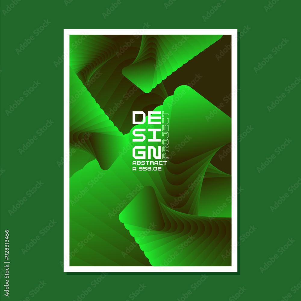 Poster a template to use in your design. template for text information. a composition of geometric shapes. 