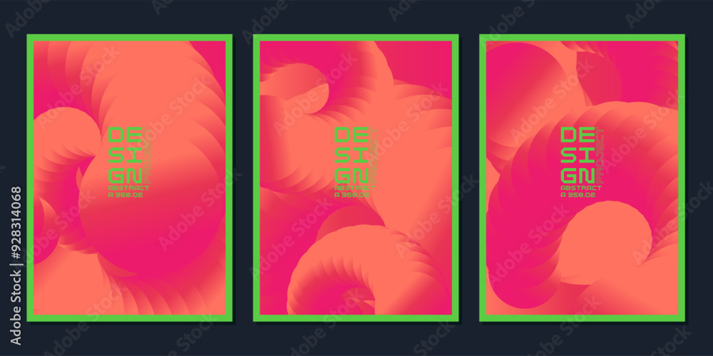 Poster bright attractive abstract background with graphic elements. a composition of shapes and color spots