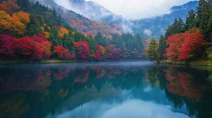 autumn in the mountains