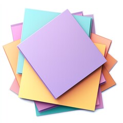 Colorful pencils and notebooks on a white background.