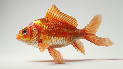 Fototapeta premium fish on a white background