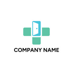 Gateway or Door Medical Cross Logo