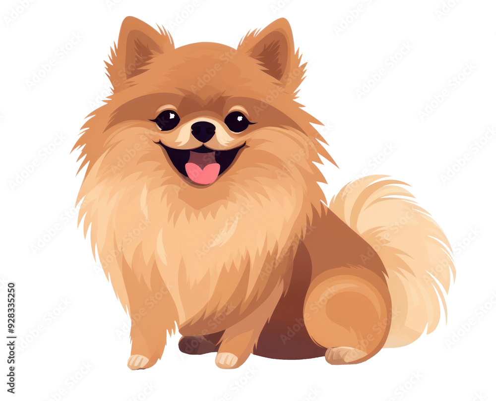 Canvas Prints png pomeranian mammal animal pet.