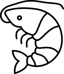 Sushi line icons set. Sushi and sashimi vector icon