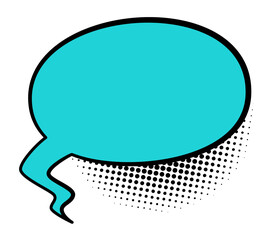 Comics book speech bubbles. Speech balloon or cartoon design element isolated on white background. illustration