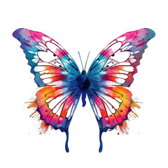 monarch butterfly in cartoon style