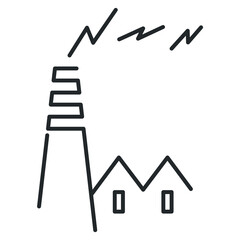 Ecology line art icon, nature and environment. Protection, planet care, natural recycling power. ecology line art illustration