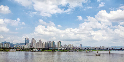 Naklejka premium Seoul Han River