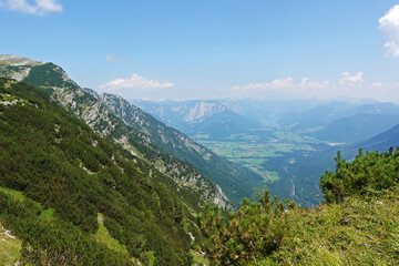The view from Gosaukamm mountain ridge, Austria	
