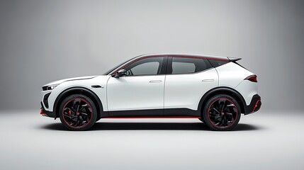 Fototapeta premium Modern Luxury Colored Car Race Design Concept Wallpaper Background 3d Rendering Generative Ai