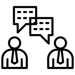 Talent Management outline icon