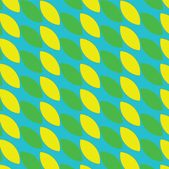 Modern vector pattern featuring seamless double petals in grey and green. Perfect for backgrounds, textiles, and contemporary designs.